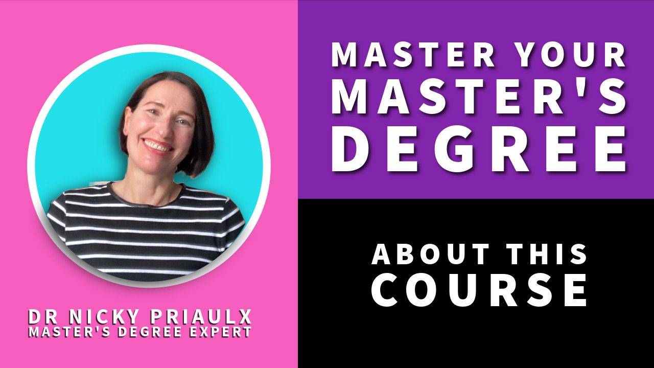 How to Become a Top Master’s Student